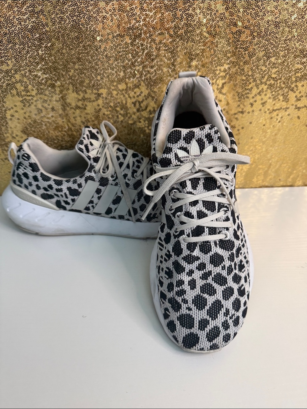 adidas Swift Run 22  animal Print knit upper Sneakers